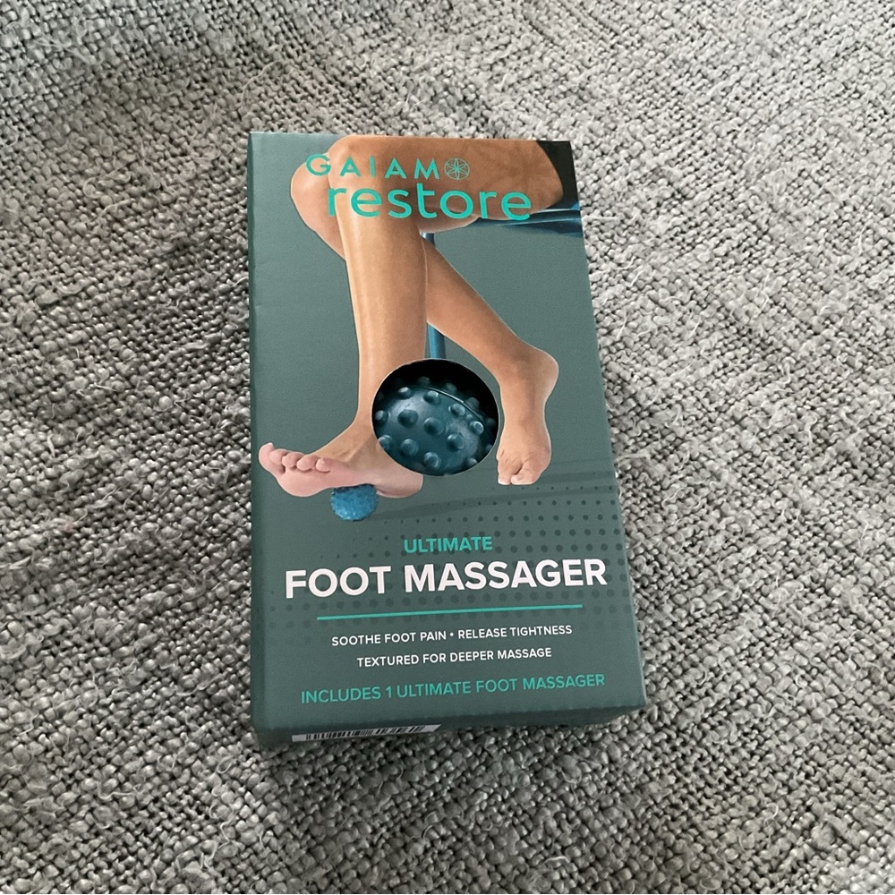 GAIAM Restore Ultimate Foot Massager - Teal and Blue